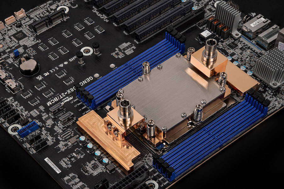 WATERBLOCK FOR ASRock Rack GENOAD8X-2T/BCM WITH VRM COLDPLATE |
